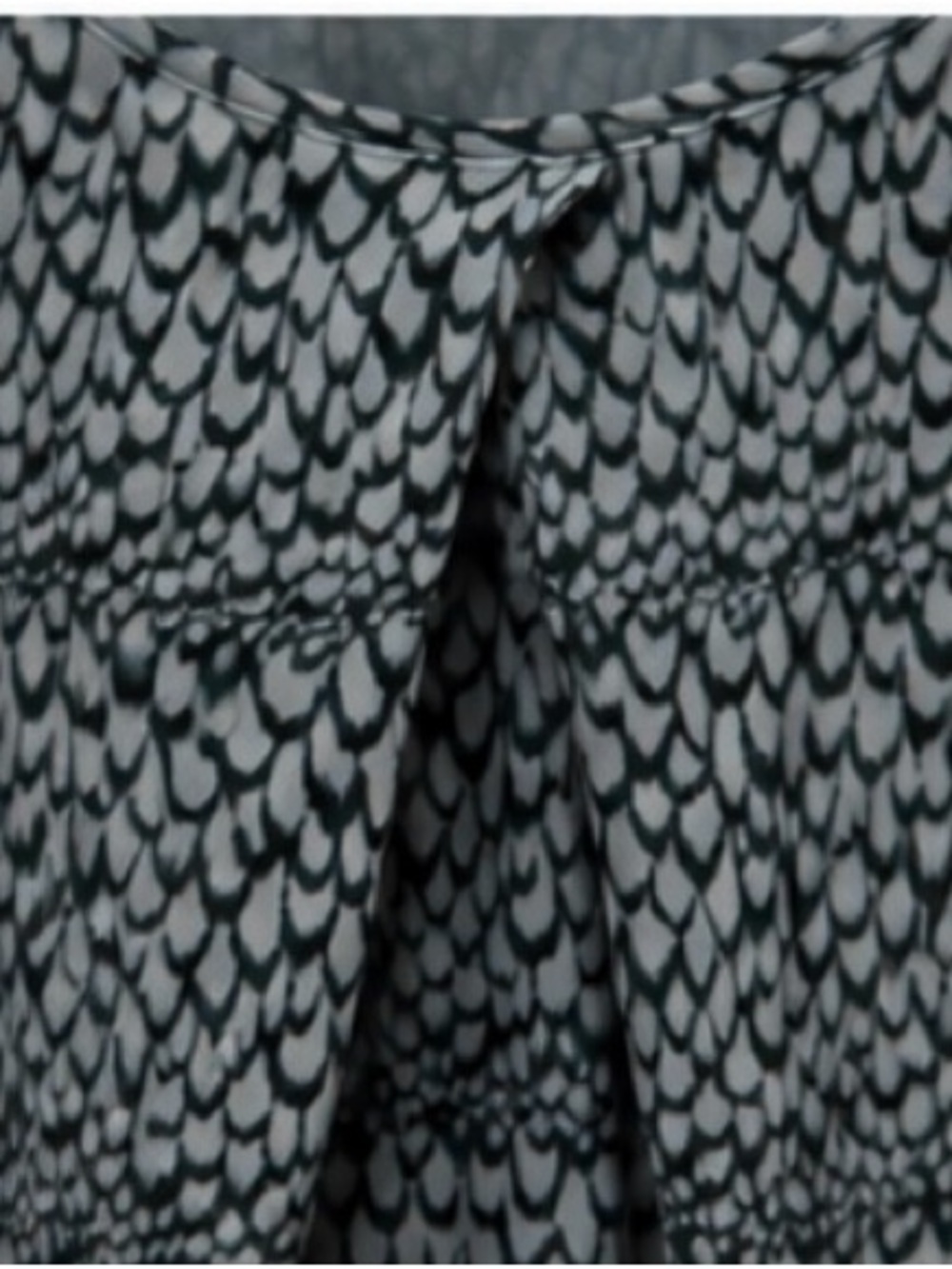 Jack by BB Dakota Black & Gray Printed Long Sleeve Swing Dress - Picture 5 of 5